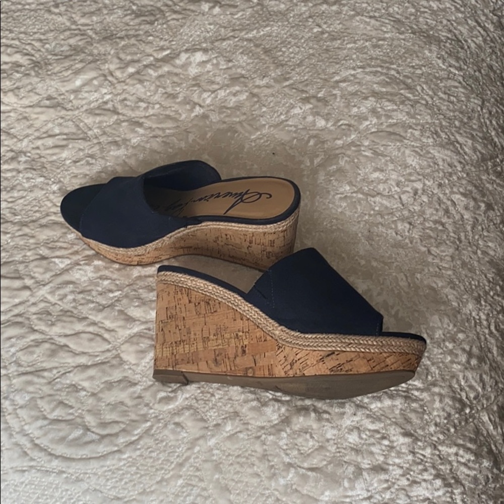 American Rag Shira Peep Toe platform wedges